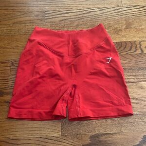 Gymshark red shorts